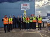 A council delegation visted GXO.