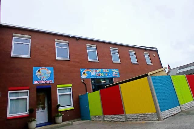 "Amazing" staff at Sunny Skies have been praised for leading children to safety after a huge blaze broke out nearby.