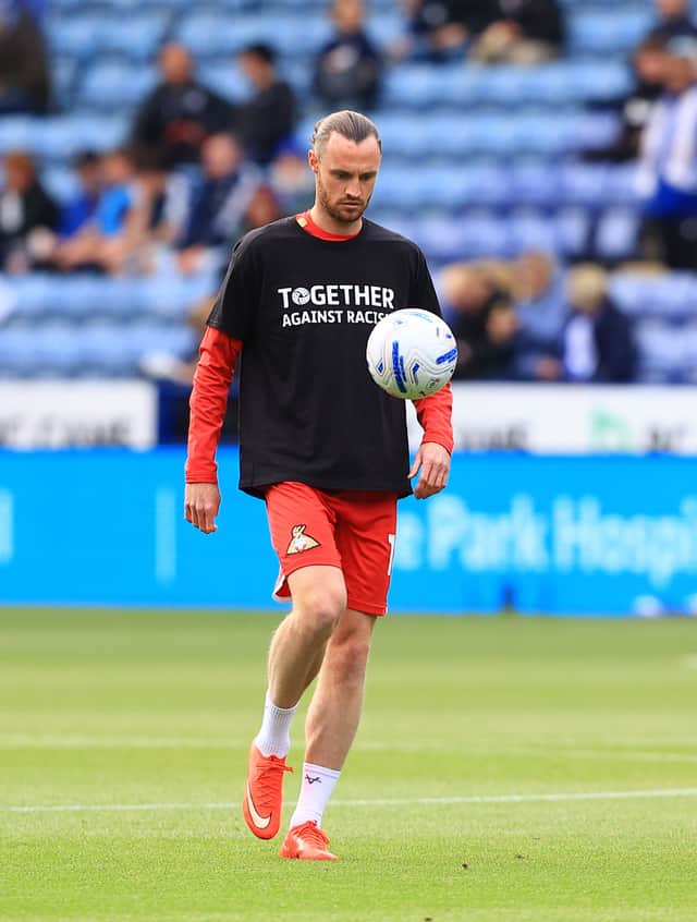 Will Keane made his Doncaster Rovers debut against Leicester City