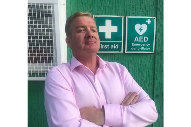 David Murray helped save his own life with vital first aid skills.