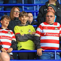 Can you spot a Doncaster Rovers fan you know from the away game at Leicester City?
