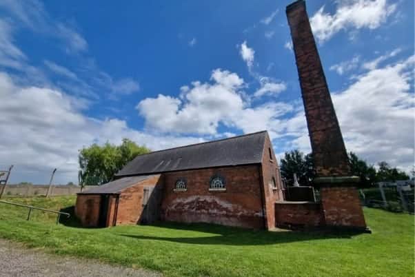 The historic building has been preserved.