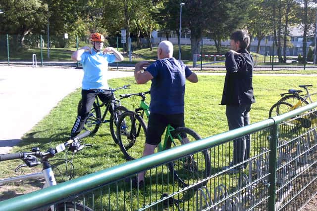 Deaf students have been using the cycle track.