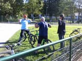 Deaf students have been using the cycle track. 