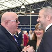 DSA campaigner Mark Chadwick with South Yorkshire Mayor Oliver Copppard