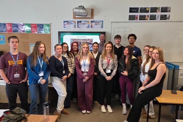 Sally Jameson visited Doncaster College