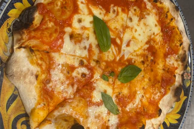 Pizza made by Chef Leo.