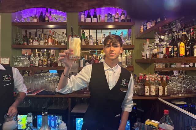 Bar staff were friendly and happy to make cocktails.