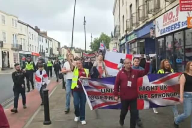 Both demonstrations are due to take place on Sunday lunchtime.