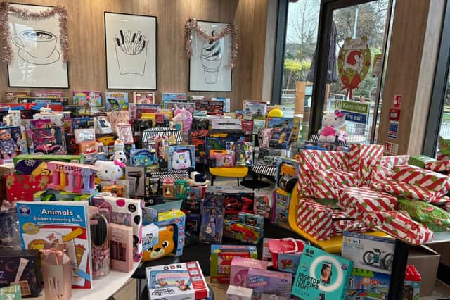These are all the toys that were donated in 2025.