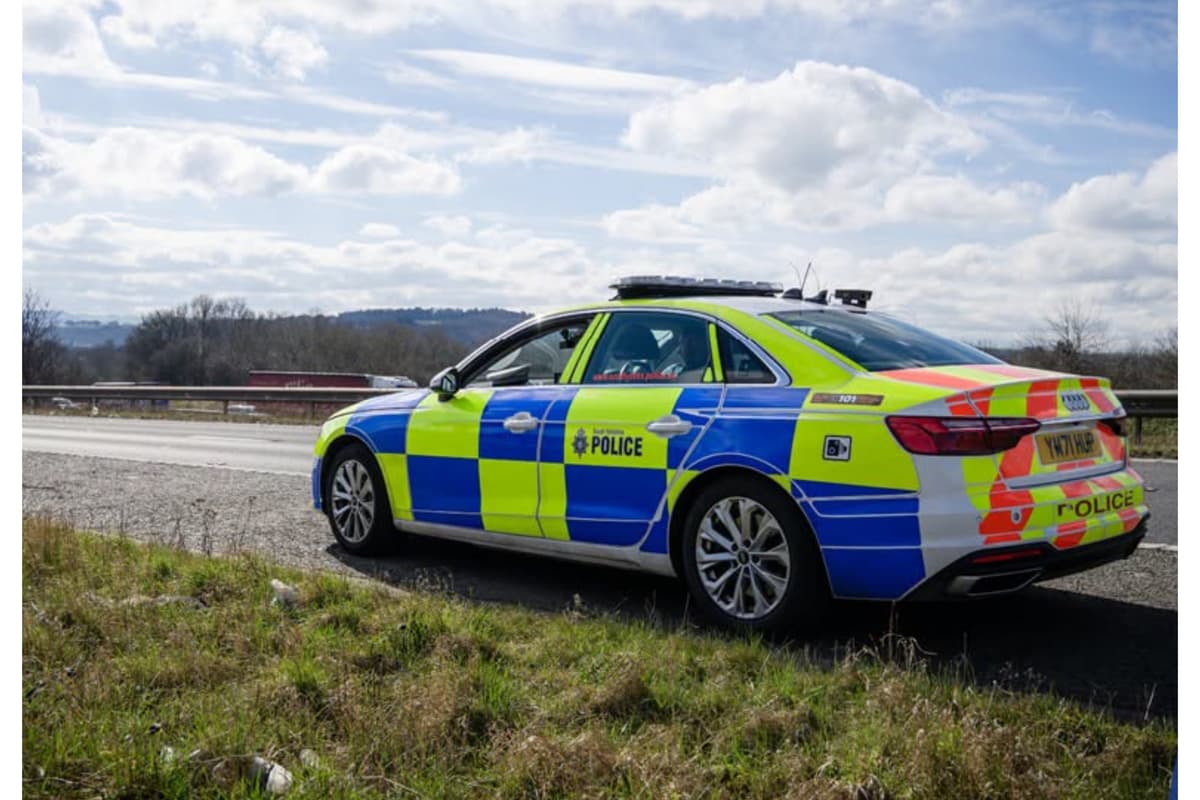 Road Disaster Emergency services at scene of collision on major Doncaster road