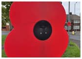The lamp-post poppies are back for 2026.