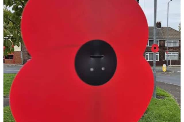 The lamp-post poppies are back for 2026.