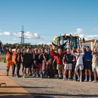 JCB demonstration event draws crowds to Doncaster health resort