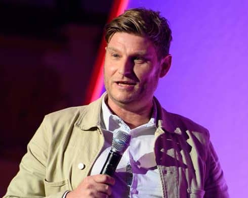 Comedian Scott Bennett. 
