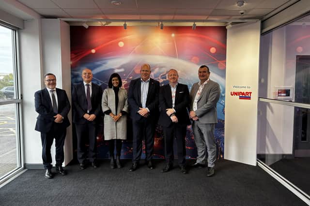 Transport chiefs visited Unipart in Doncaster.