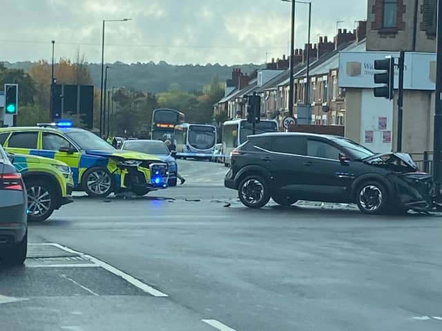 Emergency services are at the scene in Wamsworth.