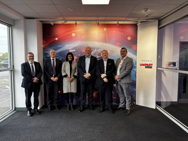 Transport chiefs visited Unipart in Doncaster
