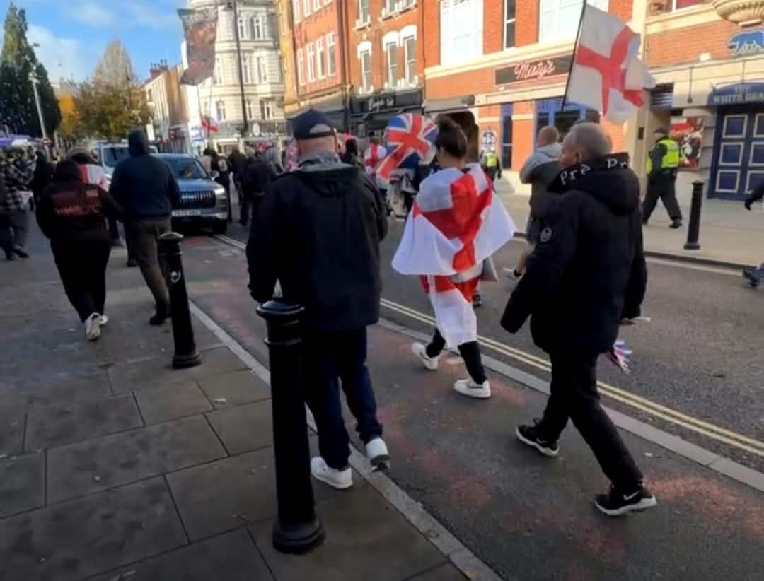 Anti-immigration march and counter protest take place in Doncaster