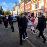 Anti-immigration march and counter protest take place in Doncaster city centre