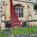 The poppy cascade is back in Arksey.