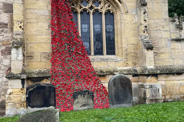 The colourful poppy display has returned to Arksey.