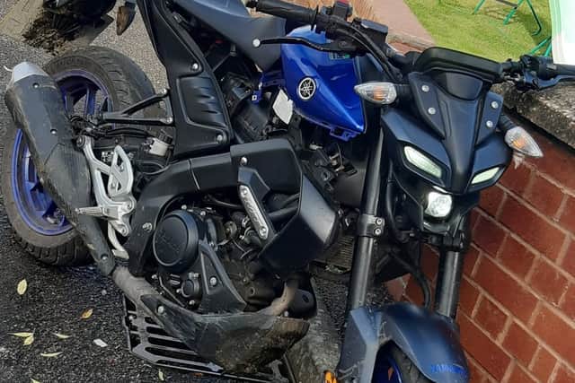 The bike was recovered in Mexborough