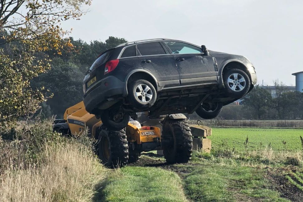 Police seized vehicles in a swoop on suspected hare coursing near Doncaster