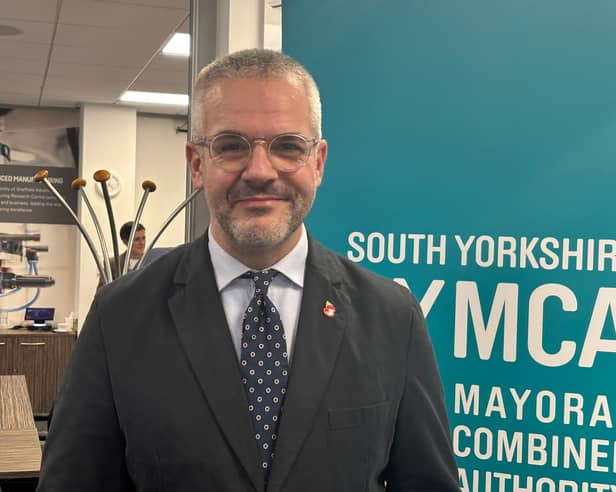 Oliver Coppard, Mayor of South Yorkshire.