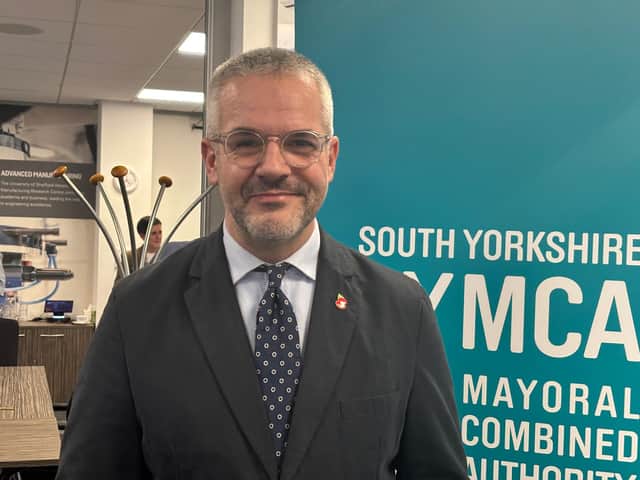 Oliver Coppard, Mayor of South Yorkshire.