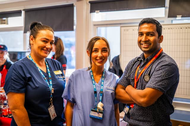 NHS staff at the event.
