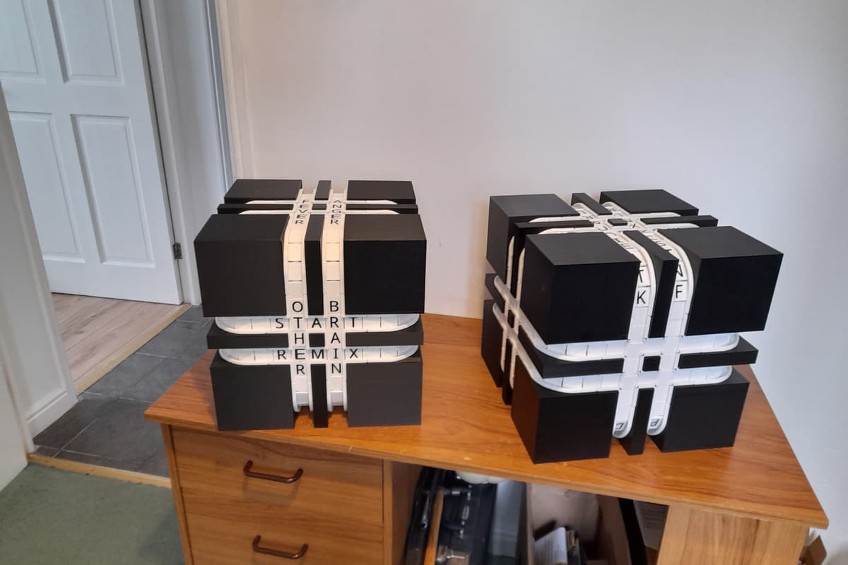 To Create An Inventor Doncaster inventors create 3D crossword puzzle cube