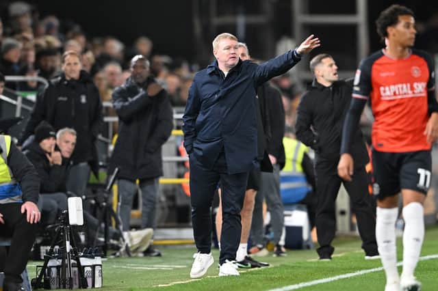Grant McCann was left frustrated with a penalty decision which went against his side.