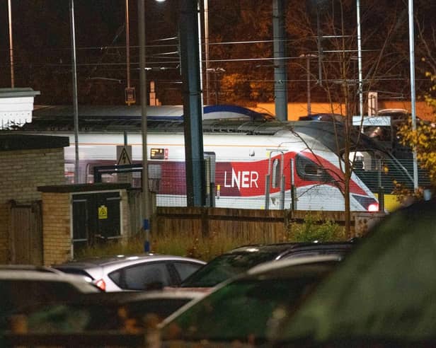 The attack happened on a Doncaster to London LNER train.