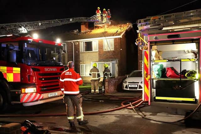 Fire crews were called to the blaze in Armthorpe in September.