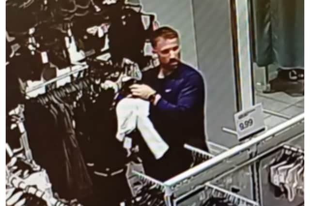 Police have issued a CCTV image of the man.