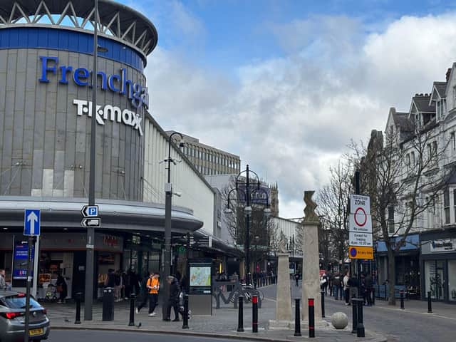 Footfall in the city centre is declining.