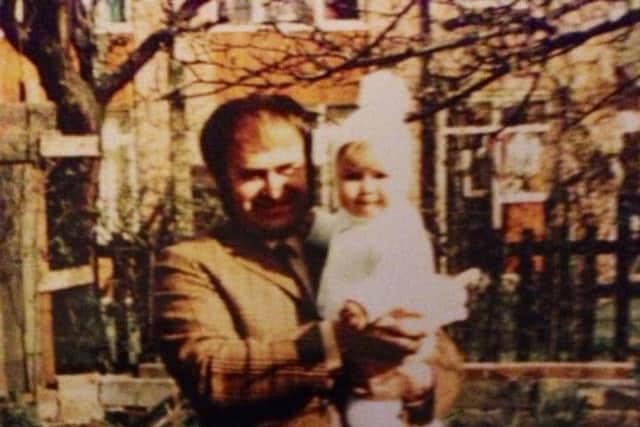 John and his son John Jnr when he was born in 1973