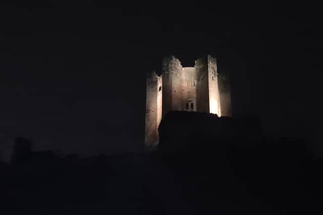 White Lady Ghost Haunts Conisbrough Castle