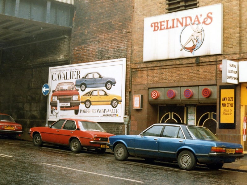 Belinda's discotheque, Briggate, Leeds, in November 1980