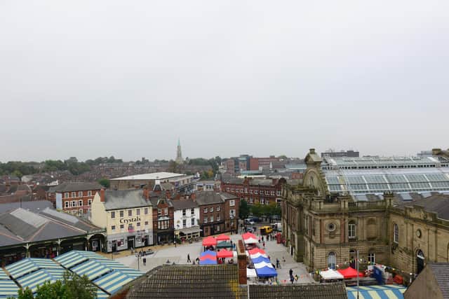 A new businessp park is opening in Doncaster next year. Pic of Doncaster town centre by Scott Merrylees.