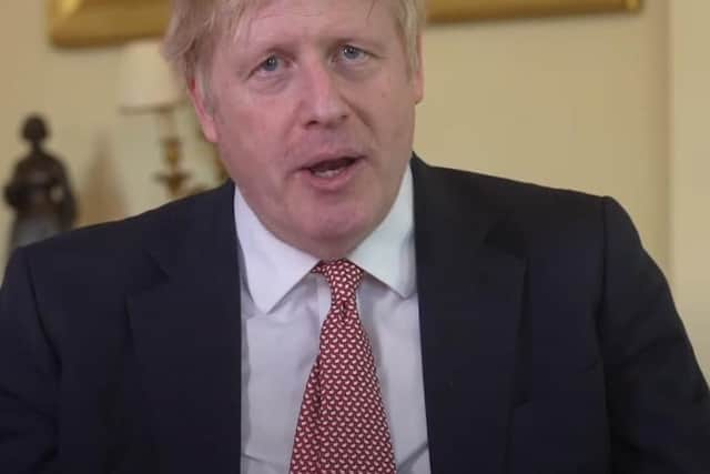 Boris Johnson thanks the NHS after he was discharged from hospital. Photo: 10 Downing Street