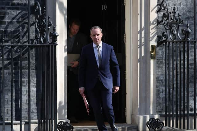 Foreign Secretary Dominic Raab. Pic: PA