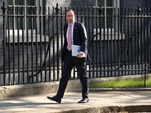 Health Secretary Matt Hancock. Photo: PA