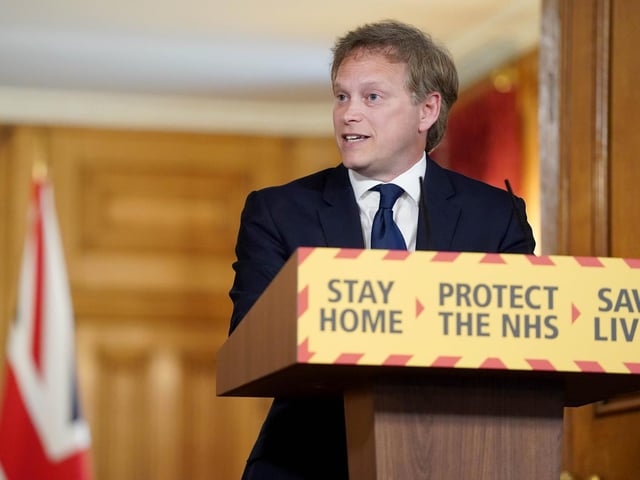 Transport Secretary Grant Shapps. Photo:PA