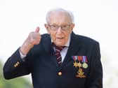 Captain Tom Moore has thanked the people of Yorkshire for their support as he turns 100 today. Picture: PA