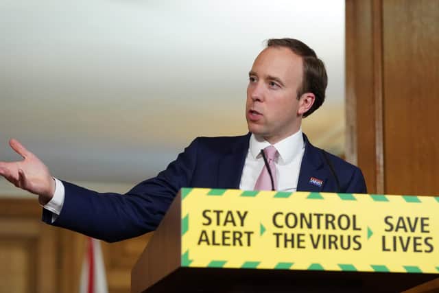 Health Secretary Matt Hancock. Photo: PA