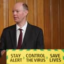 Chief Medical Officer Professor Chris Whitty, during a media briefing in Downing Street, London, on coronavirus (COVID-19). Photo: PA