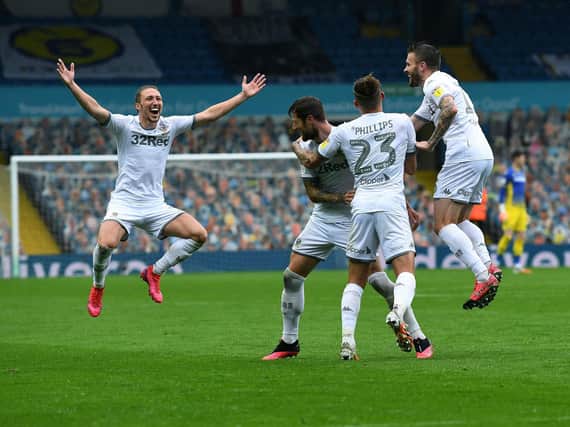 Leeds United ran out 5-0 winners over Stoke City on Thursday evening.