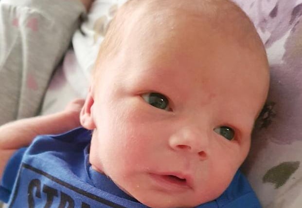 Baby Damon Lee Barnett, born 21st June at 6.43pm, sent in by Darren Barnett from Hindley.